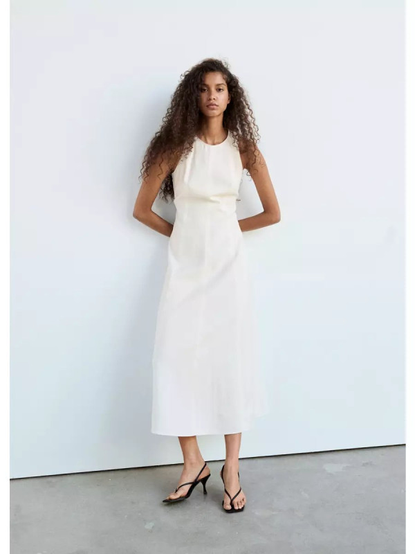 A-line dress with seam detail