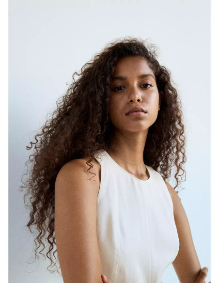 A-line dress with seam detail