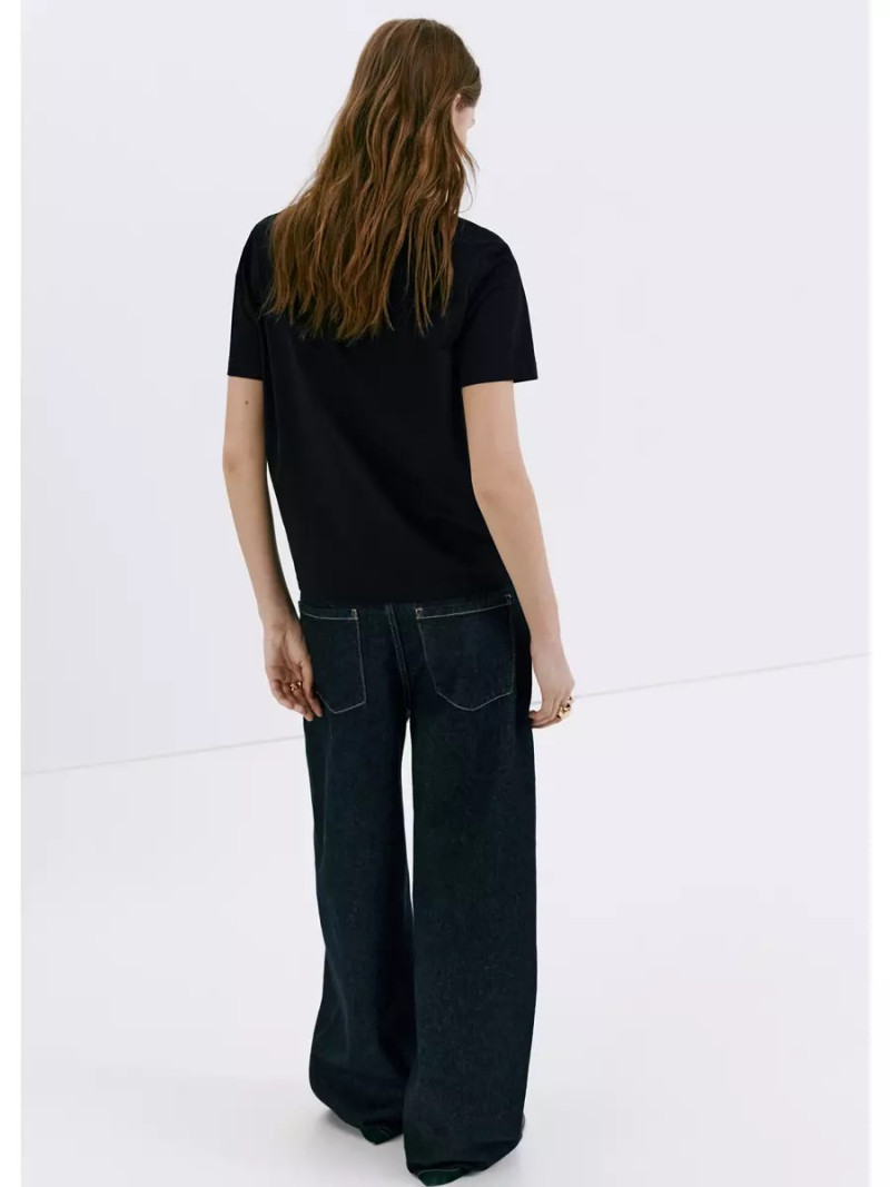 Cotton V-neck T-shirt
