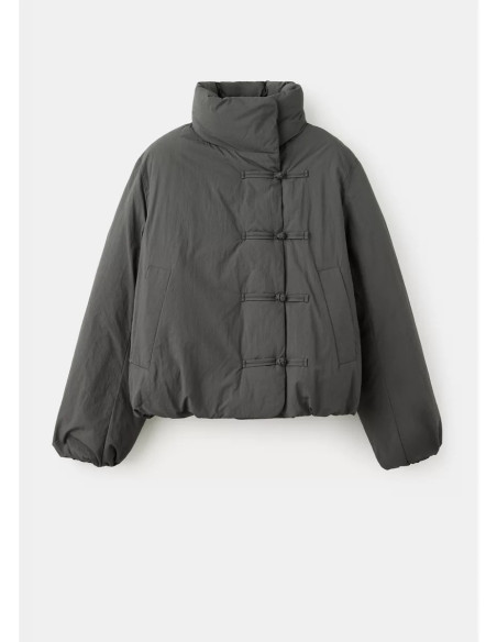 Anorak acolchado alamares