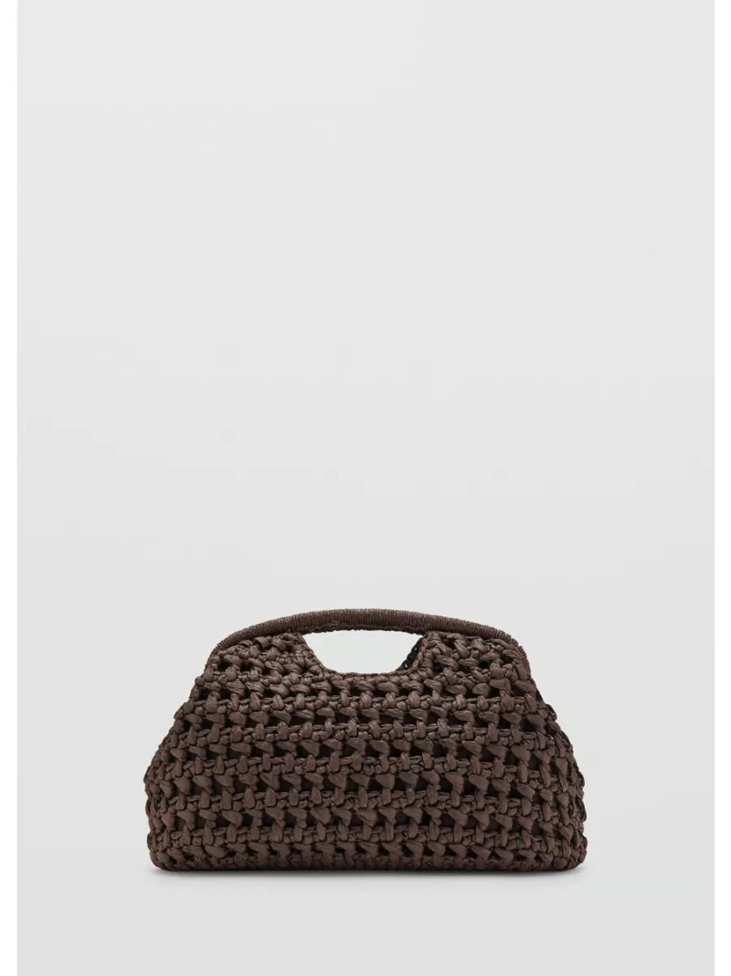 Bolso mano fibra natural