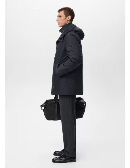 Parka acolchada water repellent desmontable