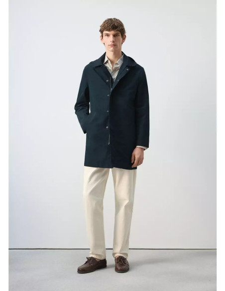 Parka water-repellent capucha desmontable