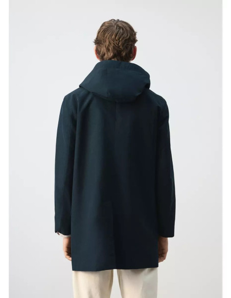 Parka water-repellent capucha desmontable