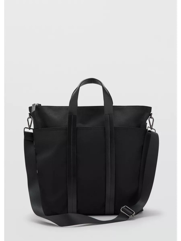 Bolso multifuncional combinado piel