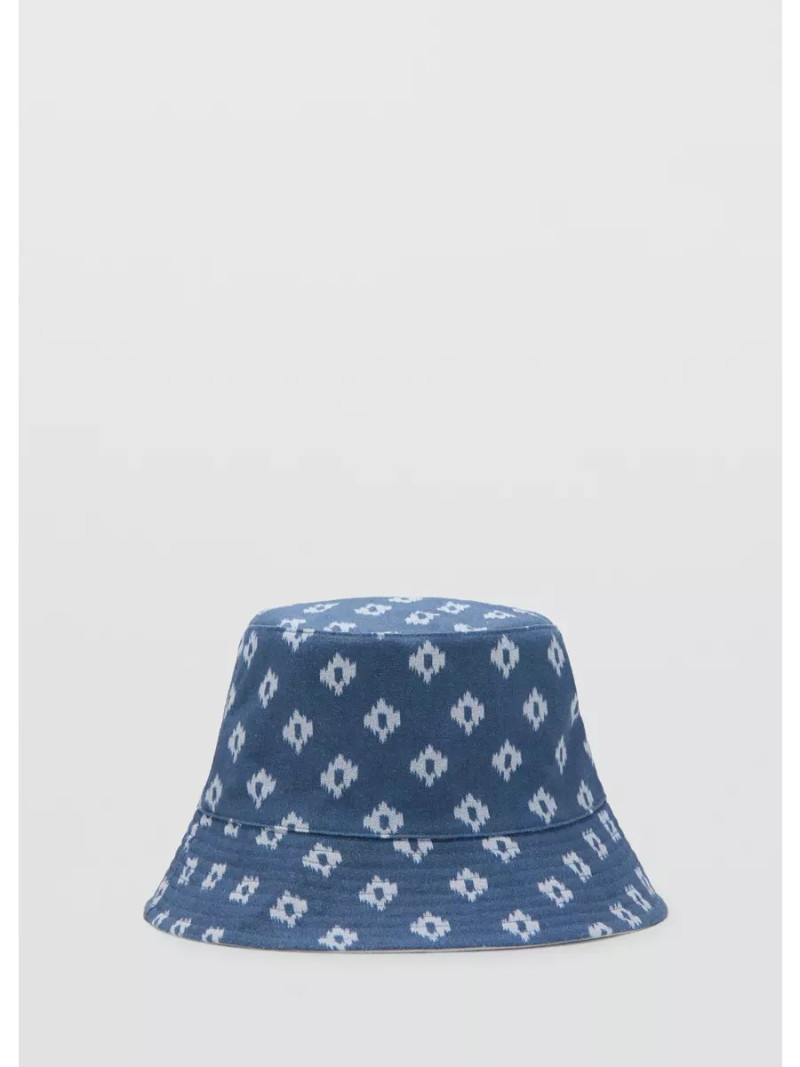 Sombrero 100% lino estampado