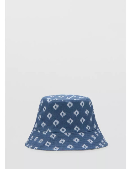 Sombrero 100% lino estampado